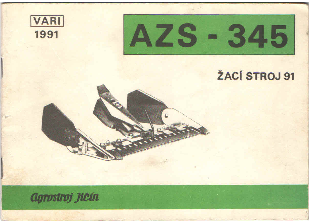 diely žacieho stroja AZS-345